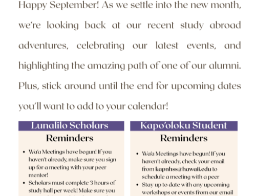 September 2026 Newsletter